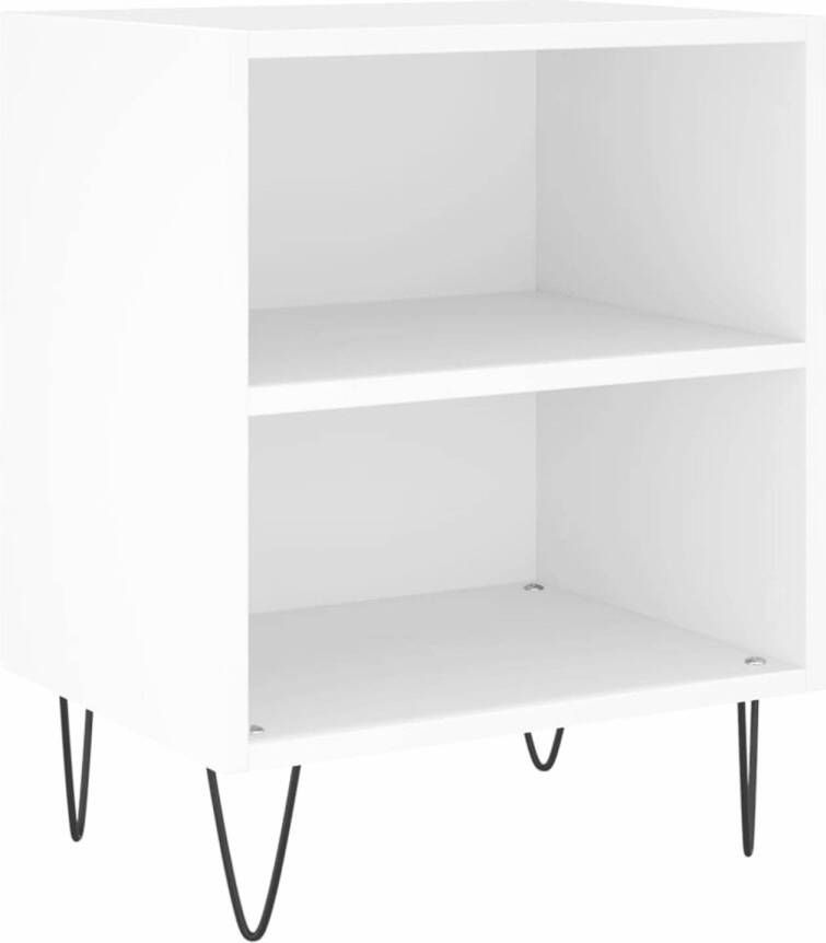 VidaXL -Nachtkastje-40x30x50-cm-bewerkt-hout-wit