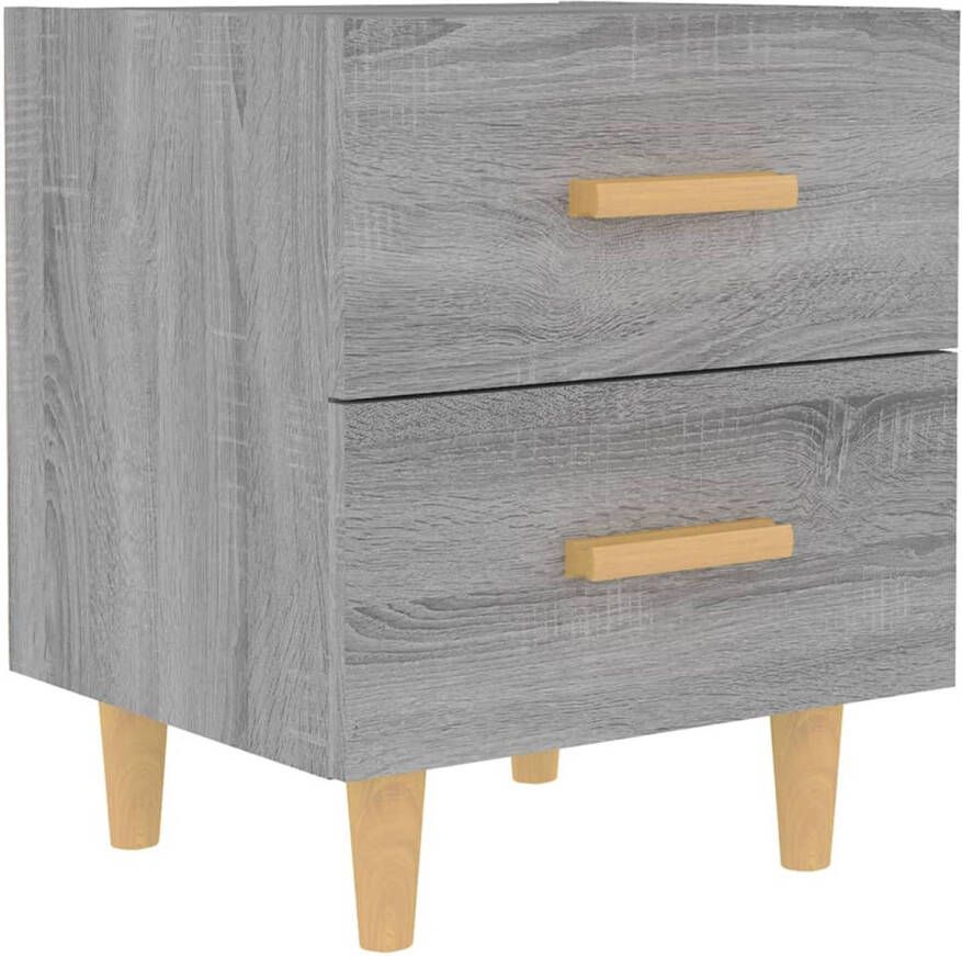 VidaXL -Nachtkastje-40x35x47 5-cm-grijs-sonoma-eikenkleurig
