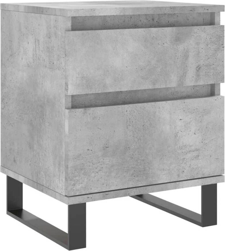 VidaXL -Nachtkastje-40x35x50-cm-bewerkt-hout-betongrijs