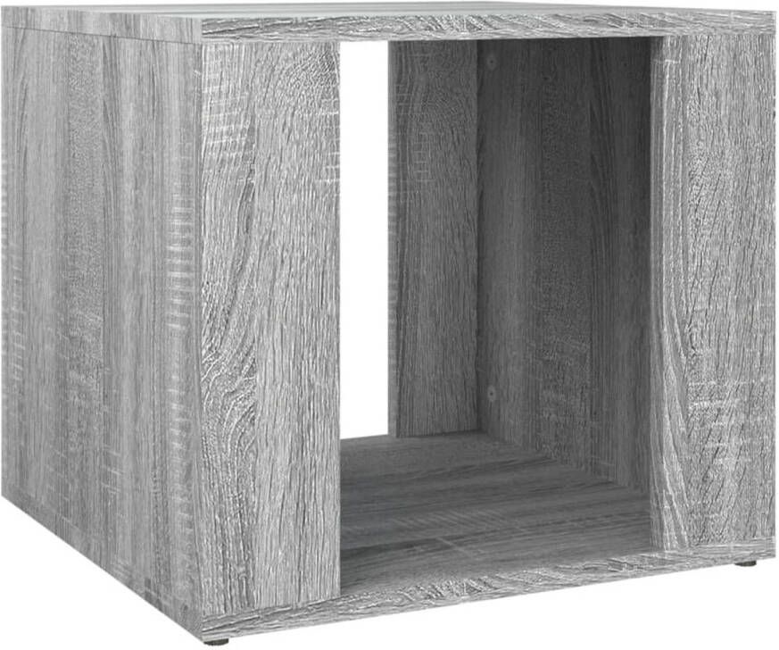 VidaXL -Nachtkastje-41x40x36-cm-bewerkt-hout-grijs-sonoma-eikenkleur