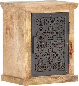 VidaXL -Nachtkastje-met-deur-40x30x50-cm-massief-mangohout