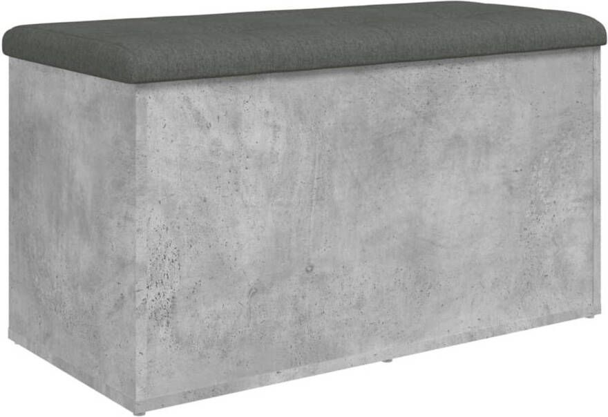 VidaXL -Opbergbankje-82x42x45-cm-bewerkt-hout-betongrijs
