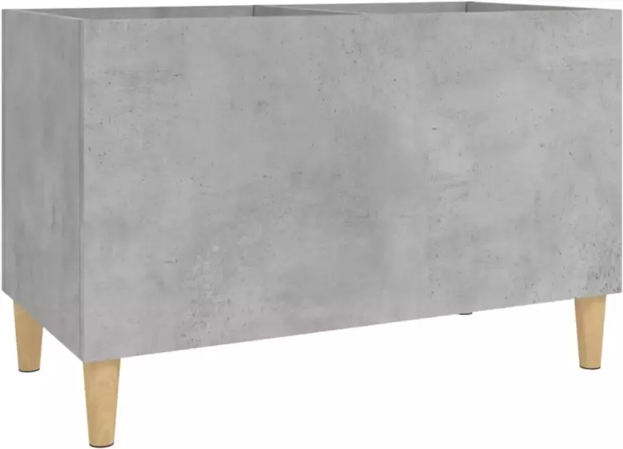 VidaXL Platenkast 74 5x38x48 cm bewerkt hout betongrijs