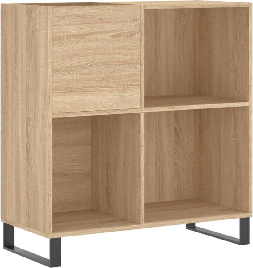 Prolenta Premium INFIORI Platenkast 84 5x38x89 cm bewerkt hout sonoma eikenkleurig