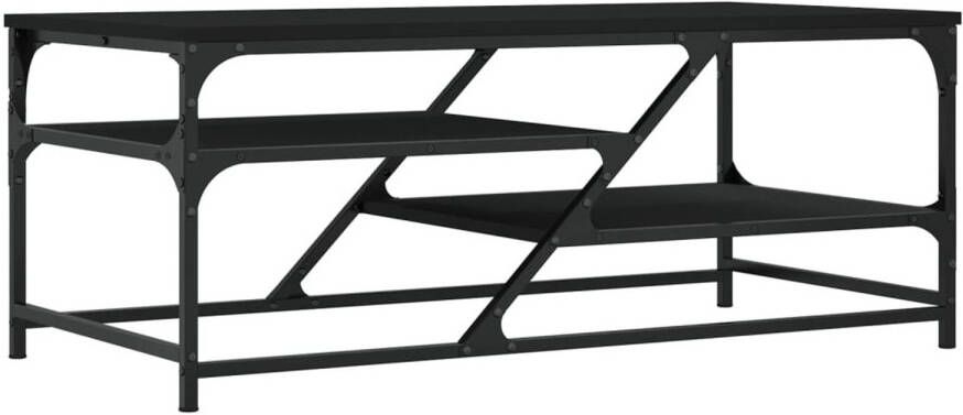 VidaXL -Salontafel-100x49x40-cm-bewerkt-hout-zwart