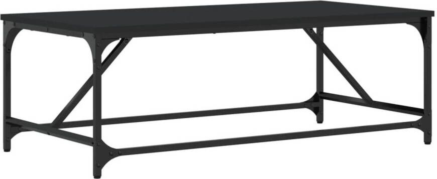 VidaXL -Salontafel-100x50x35-cm-bewerkt-hout-zwart
