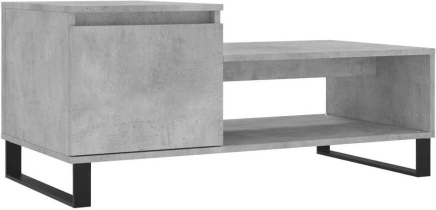 VidaXL -Salontafel-100x50x45-cm-bewerkt-hout-betongrijs