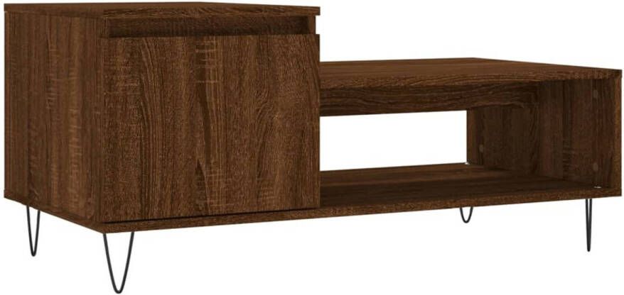 VidaXL -Salontafel-100x50x45-cm-bewerkt-hout-bruineiken