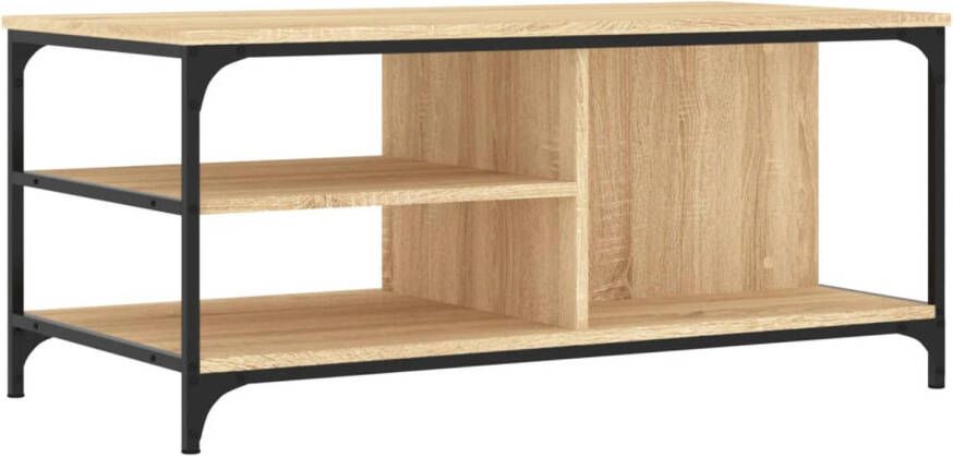 VidaXL -Salontafel-100x50x45-cm-bewerkt-hout-sonoma-eikenkleurig