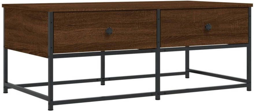 VidaXL -Salontafel-100x51x40-cm-bewerkt-hout-bruin-eikenkleur