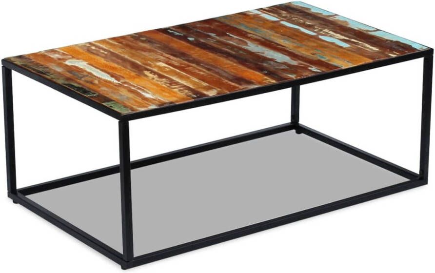 VidaXL -Salontafel-100x60x40-cm-massief-gerecycled-hout