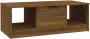 VidaXL Salontafel 102x50x36 cm bewerkt hout bruineikenkleurig - Thumbnail 1