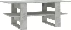 VidaXL Salontafel 110x55x42 cm bewerkt hout betongrijs