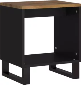 VidaXL Salontafel 40x31x46 cm massief mangohout en bewerkt hout