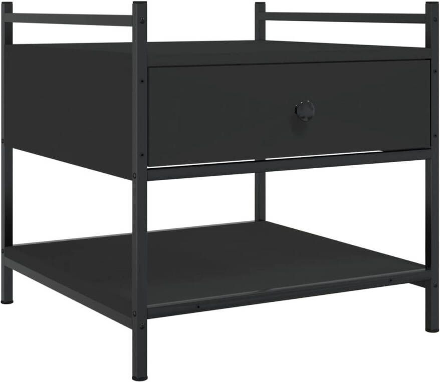 VidaXL -Salontafel-50x50x50-cm-bewerkt-hout-zwart