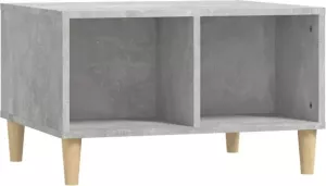 VidaXL Salontafel 60x50x36 5 Cm Bewerkt Hout Betongrijs