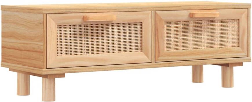 VidaXL -Salontafel-80x40x30-cm-bewerkt-hout-en-grenenhout-bruin