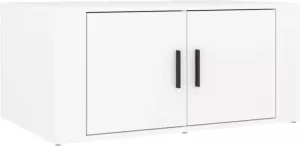 VidaXL Salontafel 80x50x36 Cm Bewerkt Hout Wit