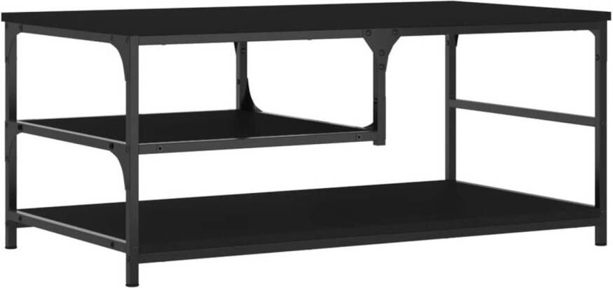 VidaXL -Salontafel-90x49x40-cm-bewerkt-hout-zwart