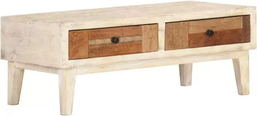 VidaXL Salontafel 90x50x35 cm massief gerecycled hout