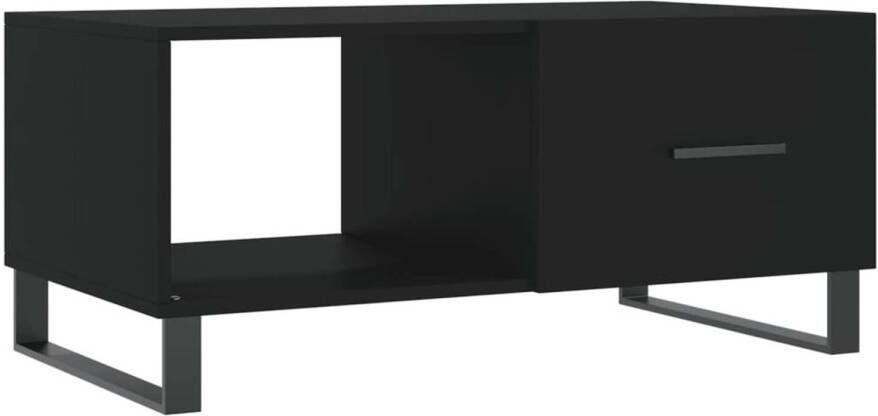 Prolenta Premium INFIORI Salontafel 90x50x40 cm bewerkt hout zwart - Foto 1