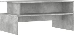 VIDAXL Salontafel 90x55x42 5 cm bewerkt hout betongrijs
