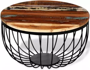 VidaXL -Salontafel-massief-gerecycled-hout