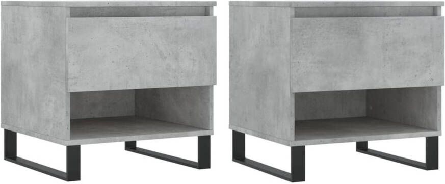 VidaXL -Salontafels-2-st-50x46x50-cm-bewerkt-hout-betongrijs