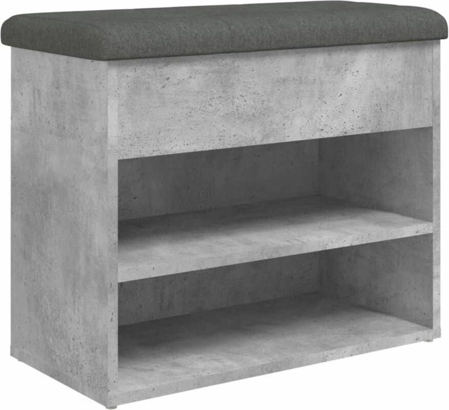 VidaXL -Schoenenbankje-62x32x50-cm-bewerkt-hout-betongrijs