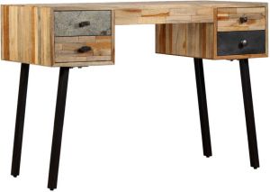 VidaXL -Schrijftafel-110x50x76-cm-massief-gerecycled-teakhout