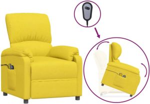 VidaXL -Sta-op-massagestoel-stof-lichtgeel