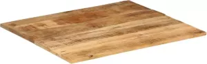 VidaXL Tafelblad 15-16 Mm 70x60 Cm Massief Mangohout
