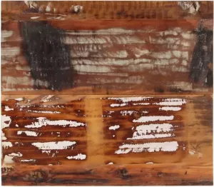 VidaXL Tafelblad 80x70x(1 5-1 6) cm massief gerecycled hout