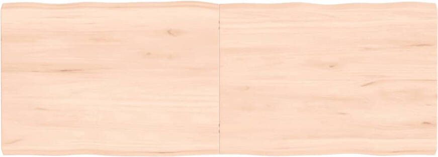 VidaXL -Tafelblad-natuurlijke-rand-140x50x(2-4)-cm-massief-eikenhout