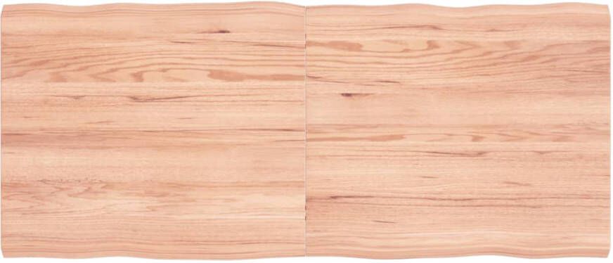 VidaXL -Tafelblad-natuurlijke-rand-140x60x(2-4)-cm-eikenhout-lichtbruin