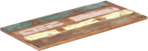 VidaXL Tafelblad rechthoekig 25-27 mm 60x120cm massief gerecycled hout