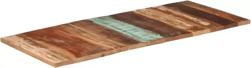 VIDAXL Tafelblad rechthoekig 25-27 mm 60x140cm massief gerecycled hout - Foto 1