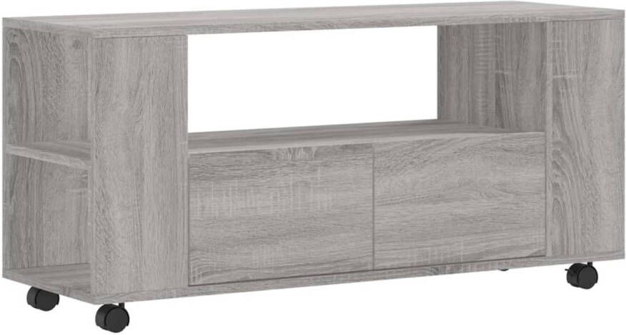 VidaXL -Tv-meubel-102x34 5x43-cm-bewerkt-hout-grijs-sonoma-eikenkleurig