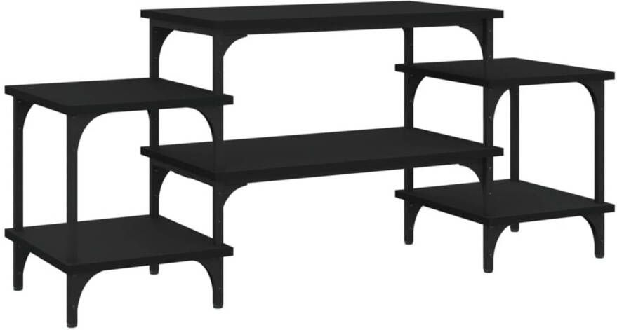 VidaXL -Tv-meubel-117x35x52-cm-bewerkt-hout-zwart