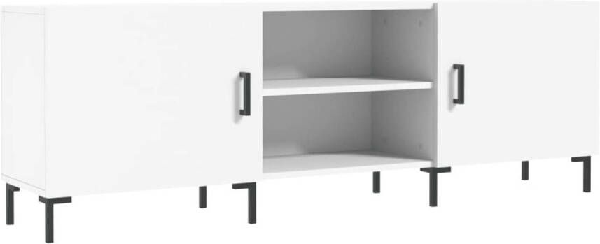 VidaXL -Tv-meubel-150x30x50-cm-bewerkt-hout-wit