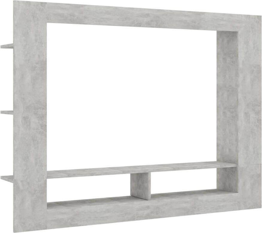 VidaXL -Tv-meubel-152x22x113-cm-bewerkt-hout-betongrijs