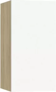 VidaXL Tv-meubel 30 5x30x60 cm spaanplaat wit en sonoma eikenkleurig