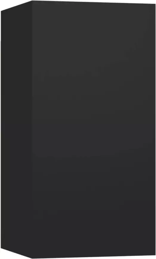 VidaXL Tv-meubel 30 5x30x60 cm spaanplaat zwart
