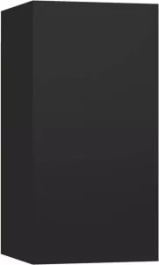 VidaXL Tv-meubel 30 5x30x60 cm spaanplaat zwart