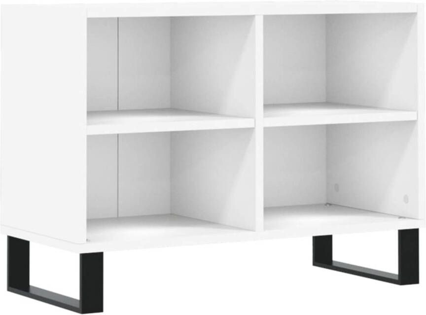 VidaXL -Tv-meubel-69 5x30x50-cm-bewerkt-hout-wit