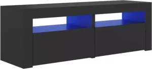 VIDAXL Tv-meubel met LED-verlichting 120x35x40 cm grijs