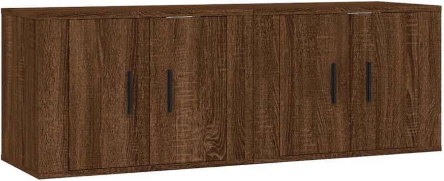 VidaXL -Tv-wandmeubels-2-st-57x34 5x40-cm-bruineikenkleurig