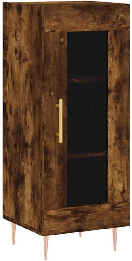 Prolenta Premium INFIORI Dressoir 34 5x34x90 cm bewerkt hout gerookt eiken