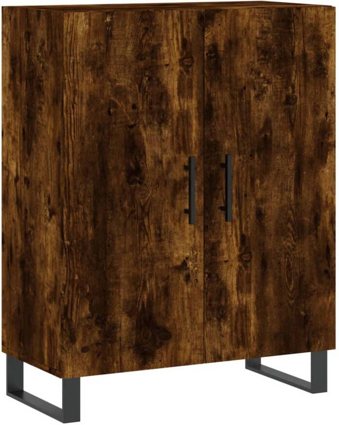 VidaXL -Dressoir-69 5x34x90-cm-bewerkt-hout-gerookt-eikenkleurig
