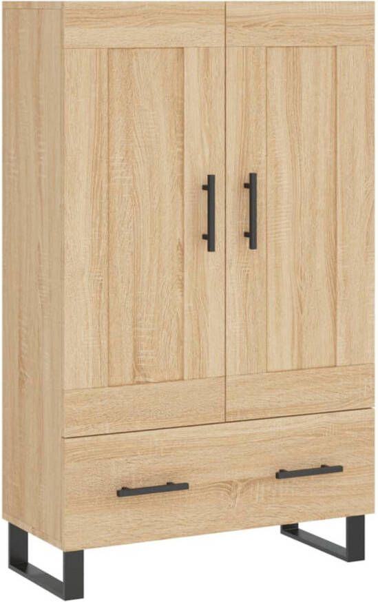 Prolenta Premium INFIORI Hoge kast 69 5x31x115 cm bewerkt hout sonoma eikenkleurig - Foto 2